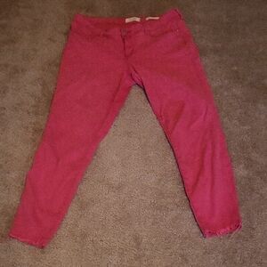 Jessica Simpson Pink Kiss Me Ankle Skinny Jeans